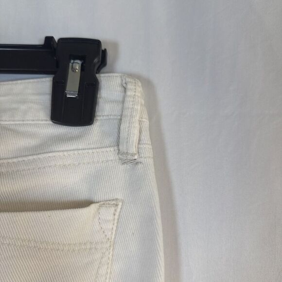 Women’s Express White Corduroy Jeans Size 0 Preowned - Picture 9 of 9